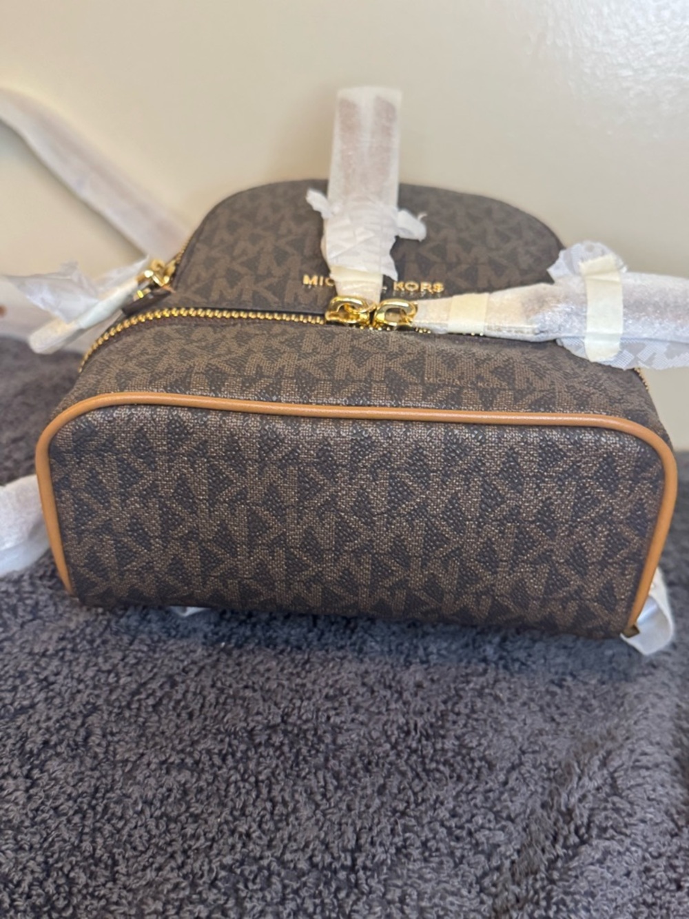Michael Kors XS Rhea Messenger Backpack - Picture 12 of 15